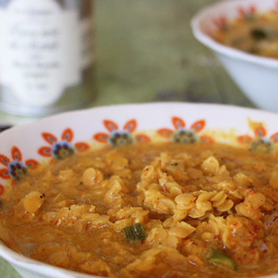 curry lentilles corail