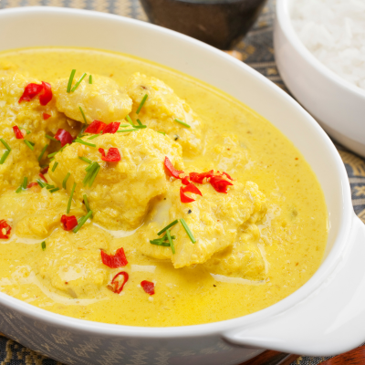 Blanquette de poisson au Curry breton