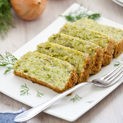 Flan de courgette au poivre noir de Sao-Tomé