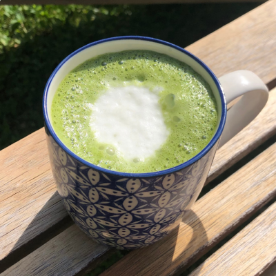 recette latte au thé vert Matcha - Terre Exotique