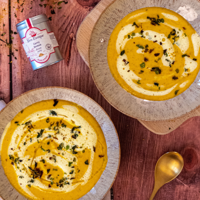 Velouté de potimarron au curry breton - Terre Exotique