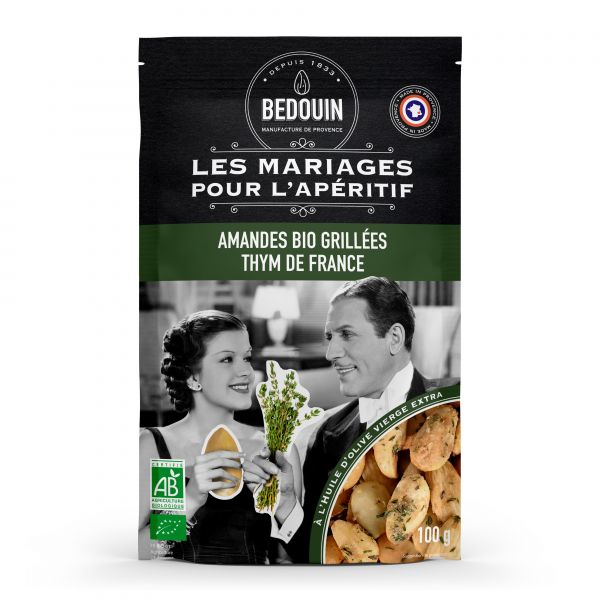 Amandes BIO au thym de France* 100 g