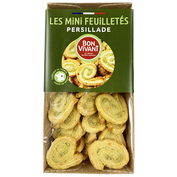 Escargots feuilletés, fourrés persillade 60 g