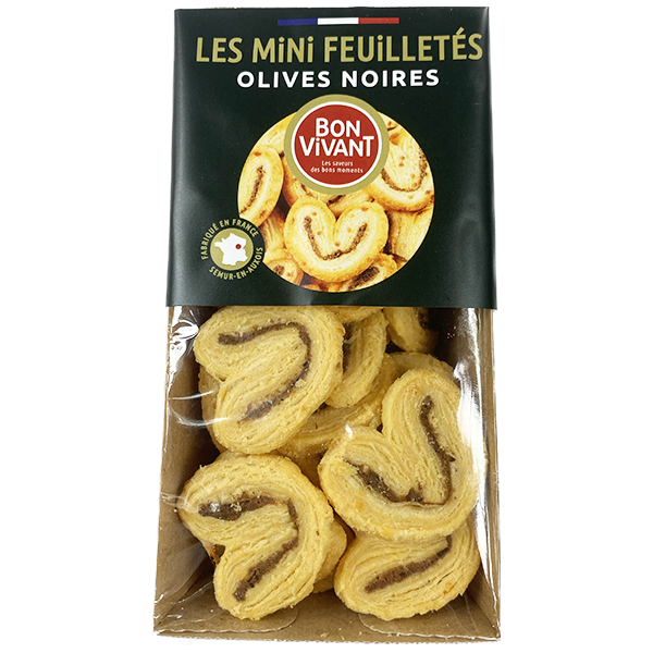 Palmiers olives noires 80g
