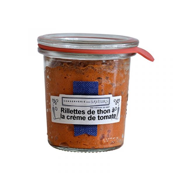 Rillettes de thon à la crème tomate, 100 g
