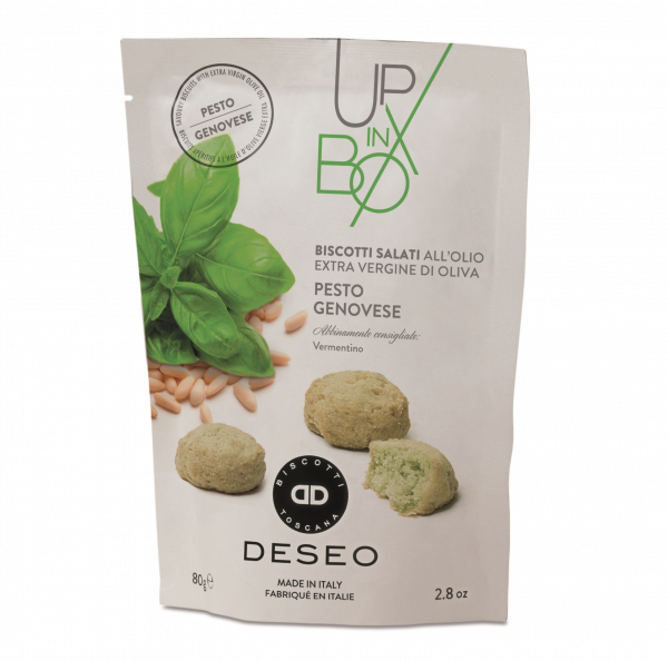 Biscuits apéritifs au pesto genovese, 80 g