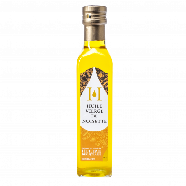 Huile vierge traditionnelle de noisette, 25 cl