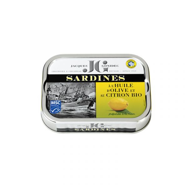 Sardines au citron à l'huile d'olive