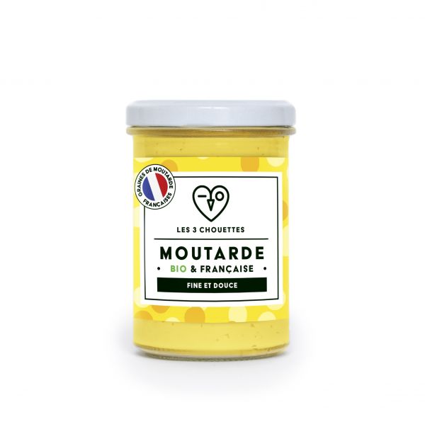 MOUTARDE BIO et française, 190g