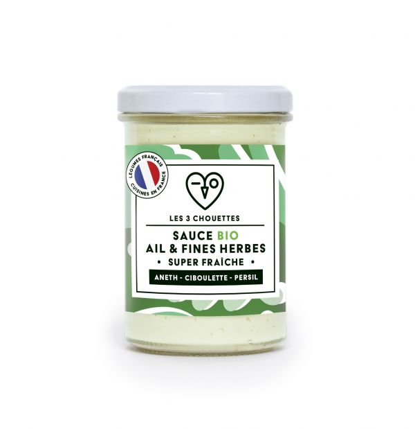 SAUCE BIO ail et fines herbes Super Fraiche, 200g