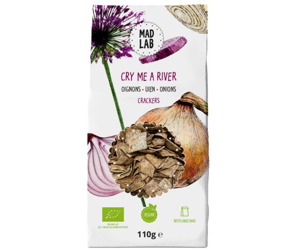 Crackers Cry me river, oignons, 110 g