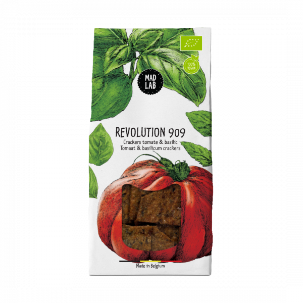 Crackers Revolution 909, tomates basilic, 110 g