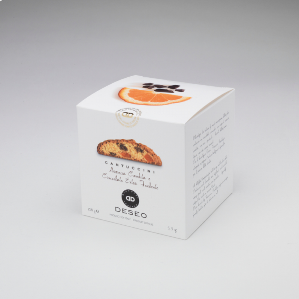 Cantuccini orange confite et chocolat noir, 200 g