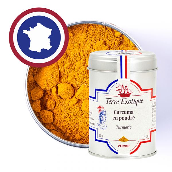 Curcuma en poudre biologique de Guadeloupe