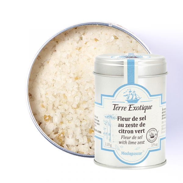 Fleur de sel aux zestes de citron vert