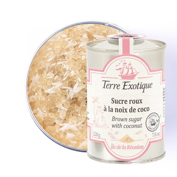 Sucre roux à la noix de coco