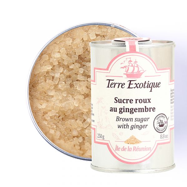 Sucre roux au gingembre