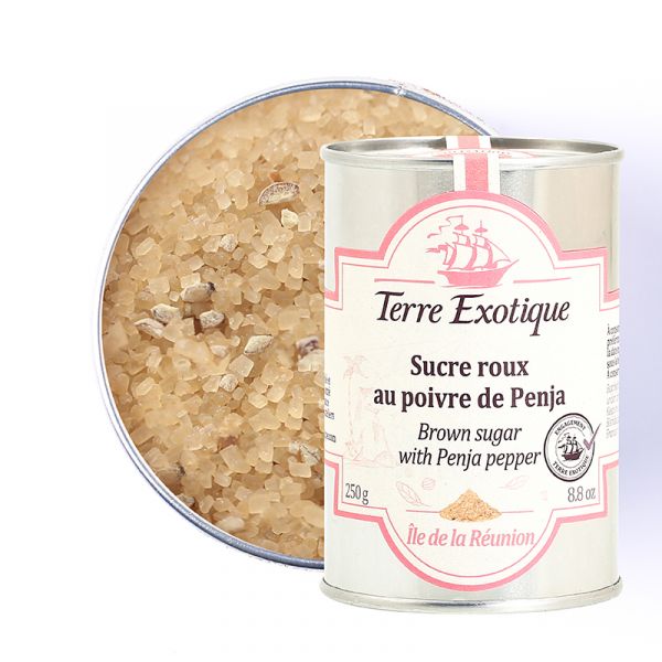 Sucre roux au poivre de Penja