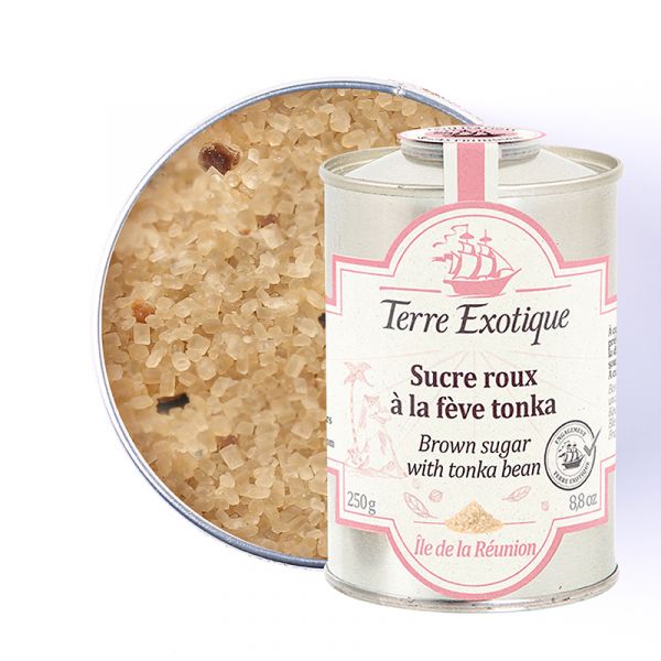 Sucre roux à la fève tonka