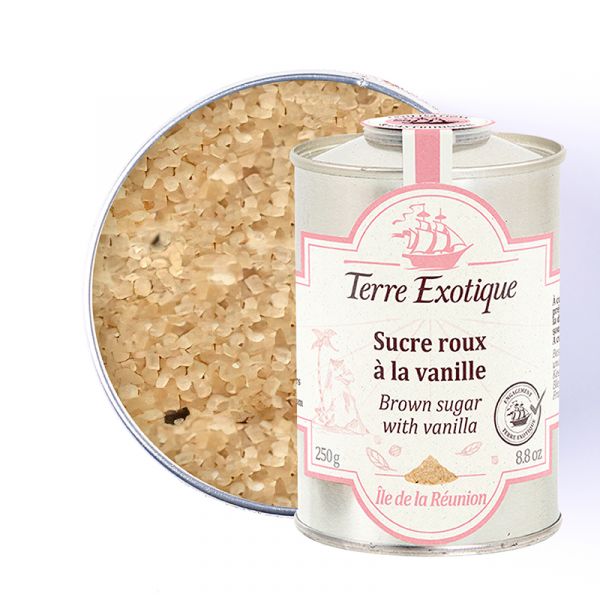 Sucre roux à la vanille