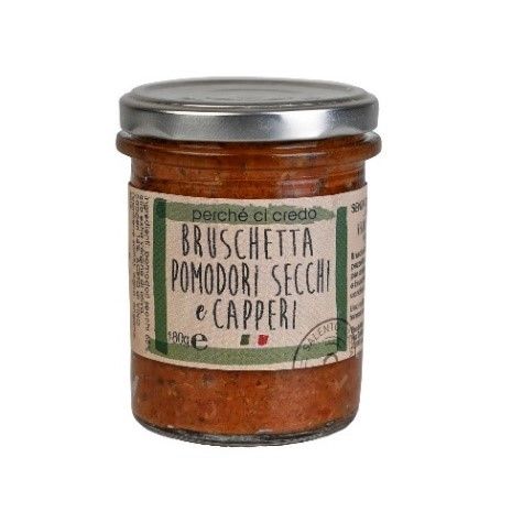 Bruschetta tomates séchées câpres & origan, 180 g