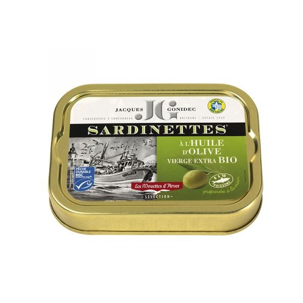 Sardinettes à l'huile d'olive 100 g