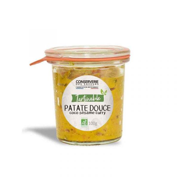 Délices patates douce curry coco sésame BIO, 100 g