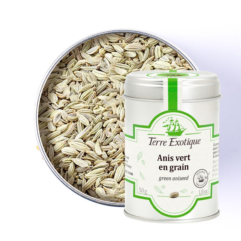 Anis vert Bio (Graines) 50 gr - Nos Herbes Aromatiques/Les Graines d'Herbes  Aromatiques - Sensations Epices
