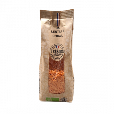 Lentille corail BIO, 400 g