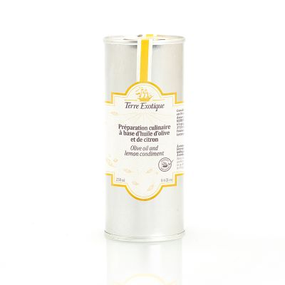 Préparation culinaire à base d'huile d'olive et de citron, 250 ml